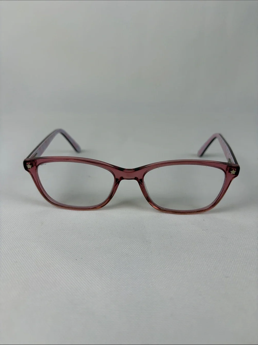 Pez Eyewear P12002 Glasses Kids Crystal Pink Floral Star Accents 48-16-125